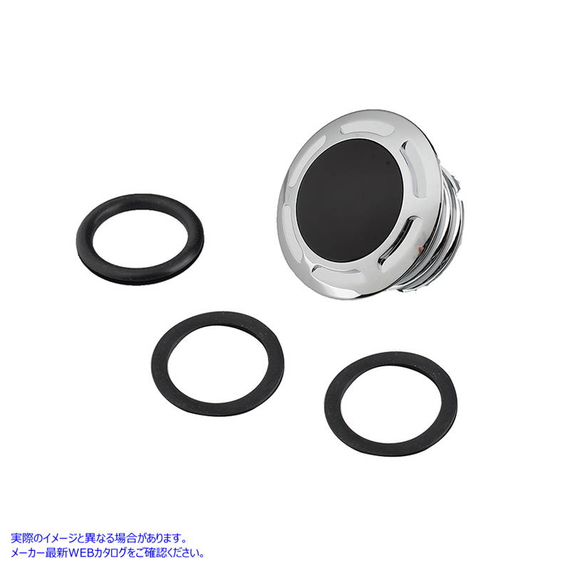 38-0670 スロット ポップアップ ベント ガス キャップ クローム 取寄せ Vツイン Slot Pop Up Vented Gas Cap Chrome (検索用／