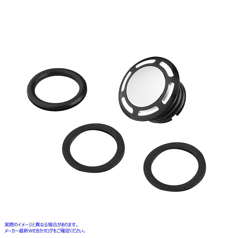 38-0671 スロット ポップアップ ベント ガス キャップ ブラック 取寄せ Vツイン Slot Pop Up Vented Gas Cap Black (検索用／