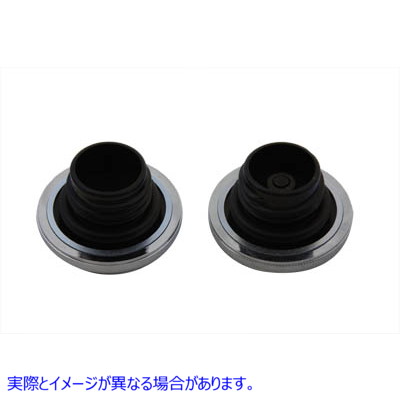 38-0747 フレーム スタイル ガス キャップ セット ベント付きおよびベントなし 取寄せ Vツイン Flame Style Gas Cap Set Vented