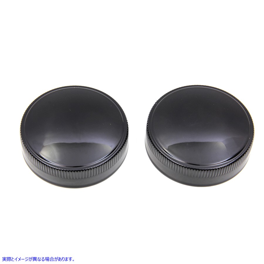 38-0751 レプリカ イートン ベント ガス キャップ セット ブラック 取寄せ Vツイン Replica Eaton Vented Gas Cap Set Black (検