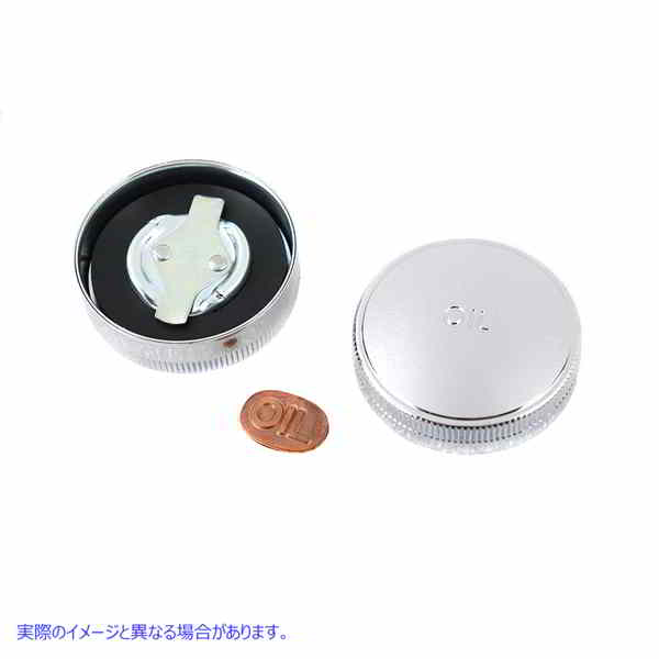 38-0814 45 インチ W/G ガスおよびオイル キャップ セット クローム 取寄せ Vツイン 45 inch W/G Gas and Oil Cap Set Chrome (