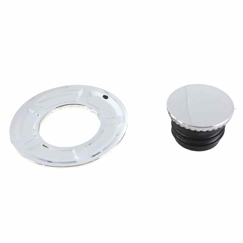 38-1874  取寄せ Vツイン Pop Up Style Vented Gas Cap Chrome (検索用／61100211