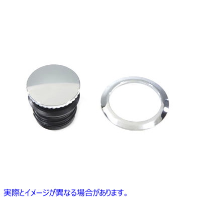 38-5551 スムーズなスタイルのガスキャップベント付き 取寄せ Vツイン Smooth Style Gas Cap Vented (検索用／63133-10