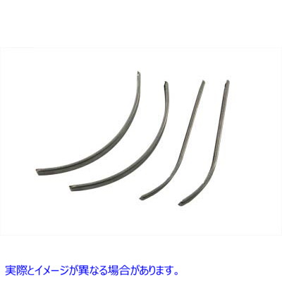 38-6679 ステンレススチールエンブレムトリムセット 取寄せ Vツイン Knucklehead Tank Stainless Steel Trim Set 1940-46 (検索