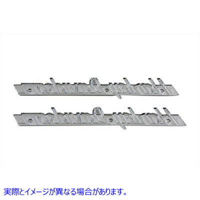 38-6694 クロームレタリング付きOEエンブレムセット 取寄せ Vツイン Emblem Set with Chrome Lettering (検索用／61774-51T