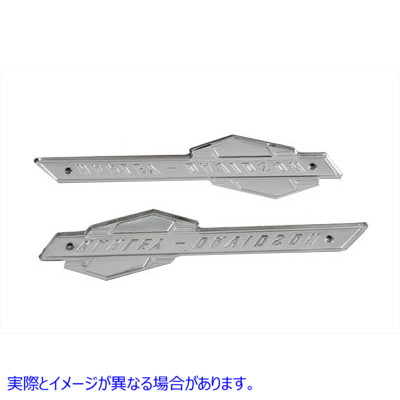 38-6695 OEエンブレムセット シルバーレタリング 取寄せ Vツイン OE Emblem Set with Silver Lettering (検索用／61777-63T OE 6