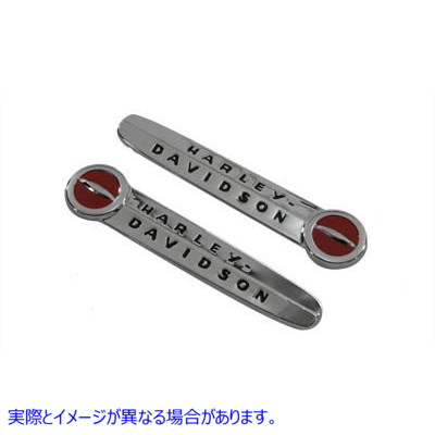 38-6699 OEエンブレムセット 黒文字入り 取寄せ Vツイン OE Emblem Set with Black Lettering (検索用／61769-47T OE 61769-47T