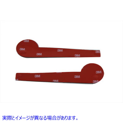 38-6701 ガソリンタンクエンブレムマウントストリップ 取寄せ Vツイン Gas Tank Emblem Mount Strips (検索用／61740-90T