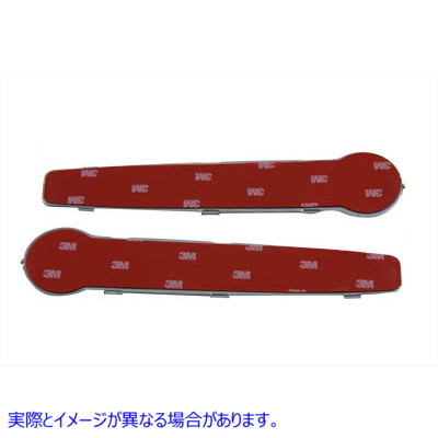38-7007 ガソリンタンクエンブレム用マウントストリップ 取寄せ Vツイン Mount Strips for Gas Tank Emblems (検索用／61783-92T