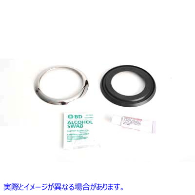 38-7029 バヨネット式フィラーリング ポリッシュステンレススチール 取寄せ Vツイン Bayonet Type Filler Ring Polished Stainle