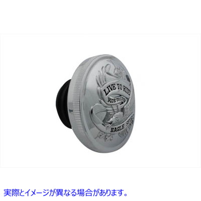 38-7037 Eagle Spirit ガスキャップ ベントなし 取寄せ Vツイン Eagle Spirit Gas Cap Non-Vented (検索用／