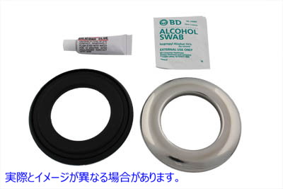 38-7041 ステンレス鋼の装飾的な栓フィラーリング 取寄せ Vツイン Stainless Steel Decorative Bung Filler Ring (検索用／