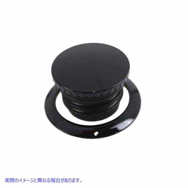 38-7062 フラッシュマウントガスキャップブラック 取寄せ Vツイン Flush Mount Gas Cap Black (検索用／61100007B