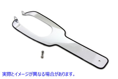 39-0104 スプリットタンク用クロームパネル 取寄せ Vツイン Chrome Panel for Split Tanks (検索用／