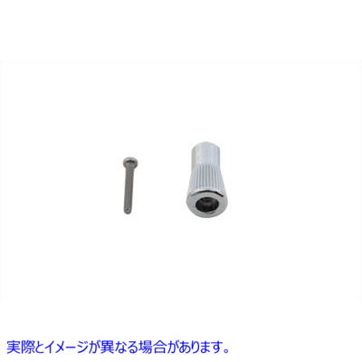 39-0134 ネジ付きオドメーターリセットノブ 取寄せ Vツイン Odometer Reset Knob with Screw (検索用／67215-68