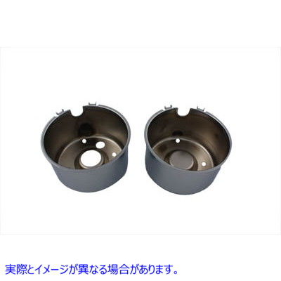 39-0162 クロームゲージカバーセット 取寄せ Vツイン Chrome Gauge Cover Set (検索用／67105-83