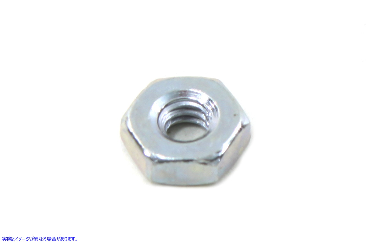 39-0166 亜鉛六角ナット 6/32 インチ標準 取寄せ Vツイン Zinc Hex Nut 6/32 inch Standard (検索用／7590