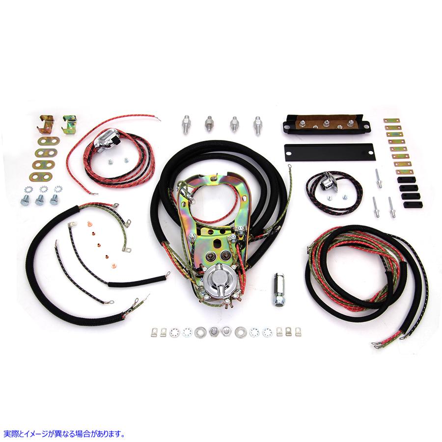 39-0189 2 ライト ダッシュ ベース ワイヤリング ハーネス アセンブリ 取寄せ Vツイン Two Light Dash Base Wiring Harness Asse