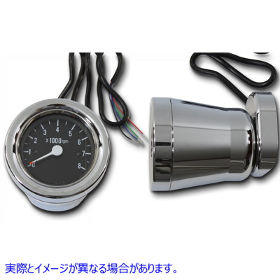 39-0202 60mm電気タコメーターハウジングキット 取寄せ Vツイン 60mm Electric Tachometer Housing Kit (検索用／
