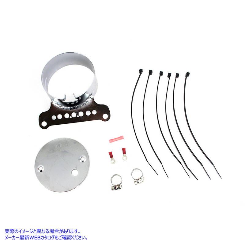 39-0212 シングルゲージマウントブラケットクローム 取寄せ Vツイン Single Gauge Mount Bracket Chrome (検索用／67293-95
