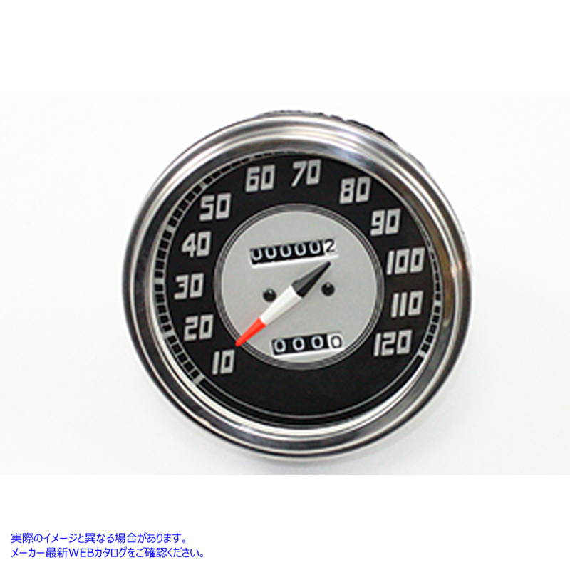 39-0379 2240:60比と後期針を備えたスピードメーター 取寄せ Vツイン Speedometer with 2240:60 Ratio and Late Needle (検索用