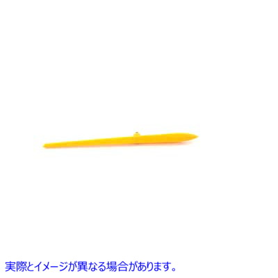 39-0410 オレンジ色のプラスチック製スピードメーター針 取寄せ Vツイン Orange Plastic Speedometer Needle (検索用／