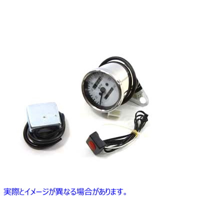 39-0433 ミニマルチカラー 60mm スピードメーター (2240:60 比) 取寄せ Vツイン Mini Multi Colored 60mm Speedometer with 2240