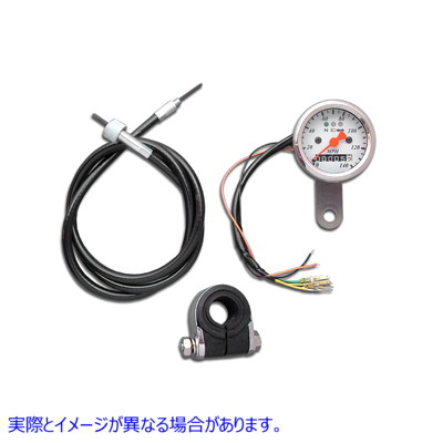 39-0439 2:1 比率のミニ 48mm スピードメーター 取寄せ Vツイン Mini 48mm Speedometer with 2:1 Ratio (検索用／