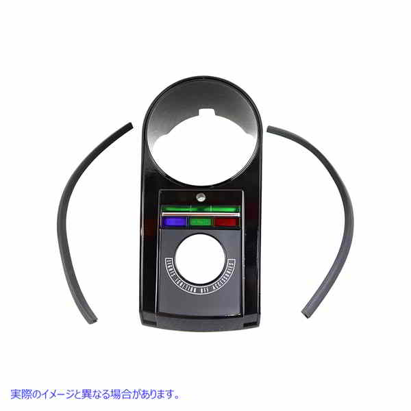 39-0485 ブラックダッシュカバー 取寄せ Vツイン Black Dash Cover (検索用／