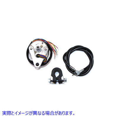 39-0579 2240:60 比率のミニ スピードメーター 取寄せ Vツイン Mini Speedometer with 2240:60 Ratio (検索用／