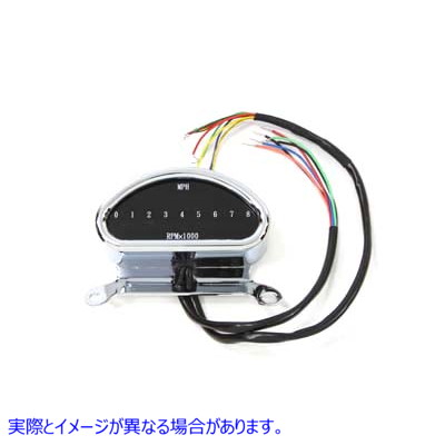 39-0685 【廃番】 デジタルミニスピードメーターとタコメーター 取寄せ Vツイン Digital Mini Speedometer and Tachometer (検索