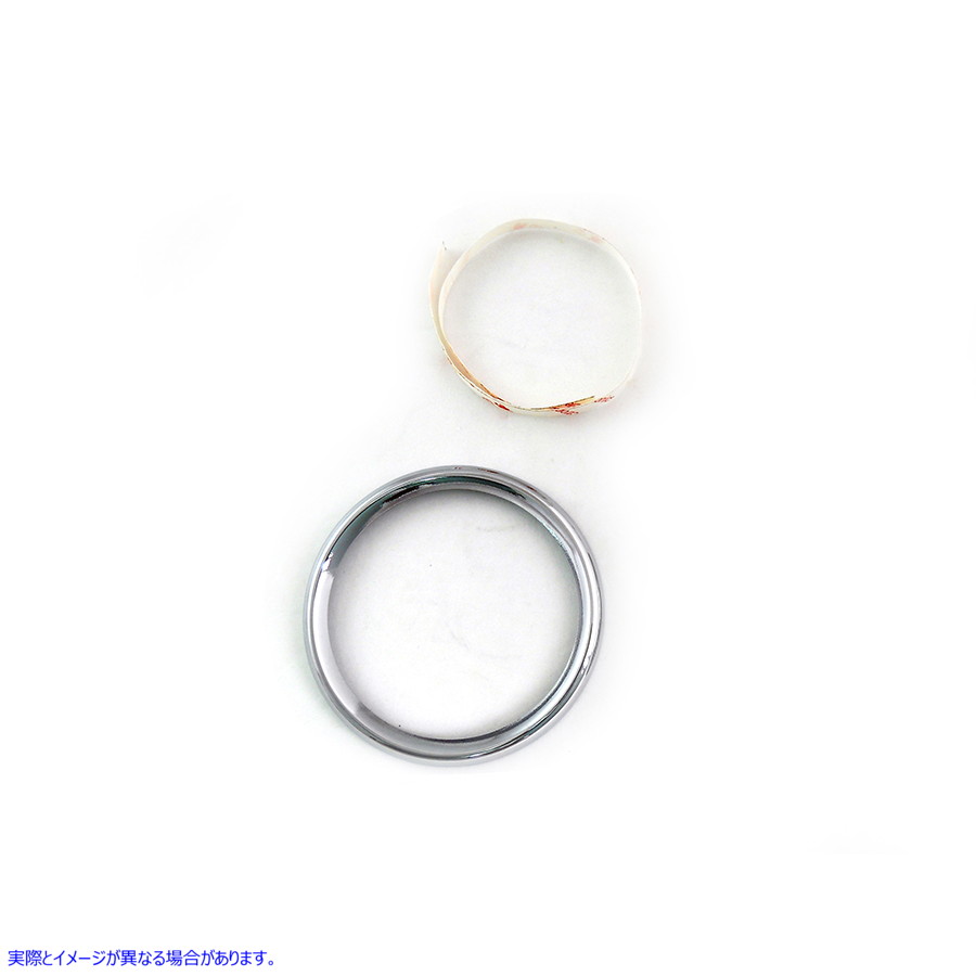39-0702 4 インチ ゲージ ベゼル カバー クローム 取寄せ Vツイン 4 inch Gauge Bezel Cover Chrome (検索用／74560-96