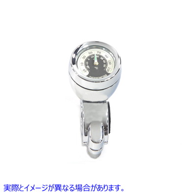 39-0786 マウントクロム付き温度計 取寄せ Vツイン Temperature Gauge with Mount Chrome (検索用／