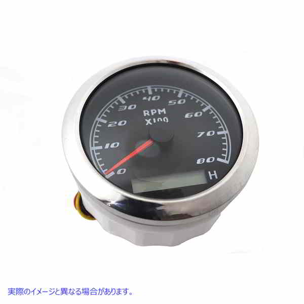 39-0839 85mm 電気タコメーター 12 ボルト 取寄せ Vツイン GPS Tachometer Gauge (検索用／
