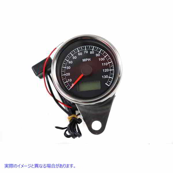 39-0858 2:1 比率のミニ機械式スピードメーター 取寄せ Vツイン Mini Mechanical Speedometer with 2:1 Ratio (検索用／