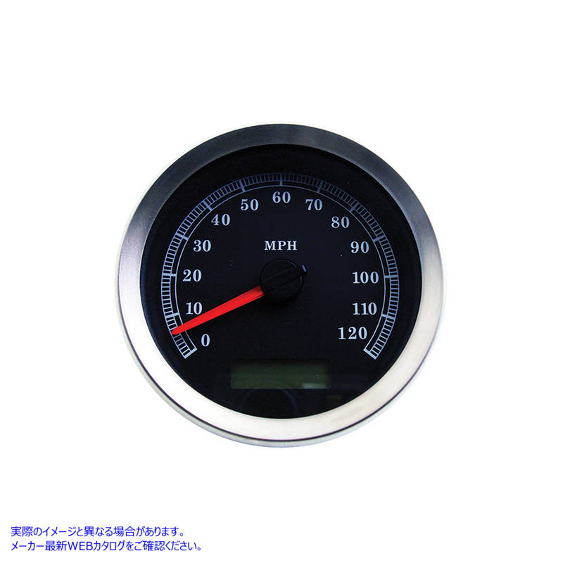 39-0876 4 インチ電子スピードメーター アセンブリ ブラック 取寄せ Vツイン 4 inch Electronic Speedometer Assembly Black (検