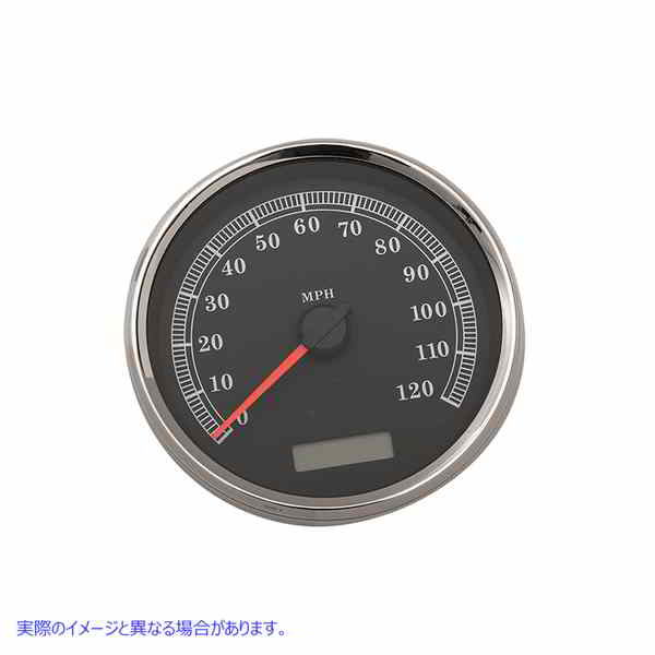 39-0882 5 インチ電子スピードメーター アセンブリ ブラック 5 inch Electronic Speedometer Assembly Black 取寄せ Vツイン (検