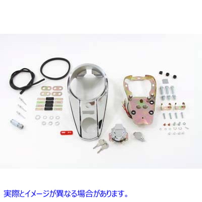39-0897 クローム 2 ライト ダッシュ カバー キット 取寄せ Vツイン Chrome 2 Light Dash Cover Kit (検索用／