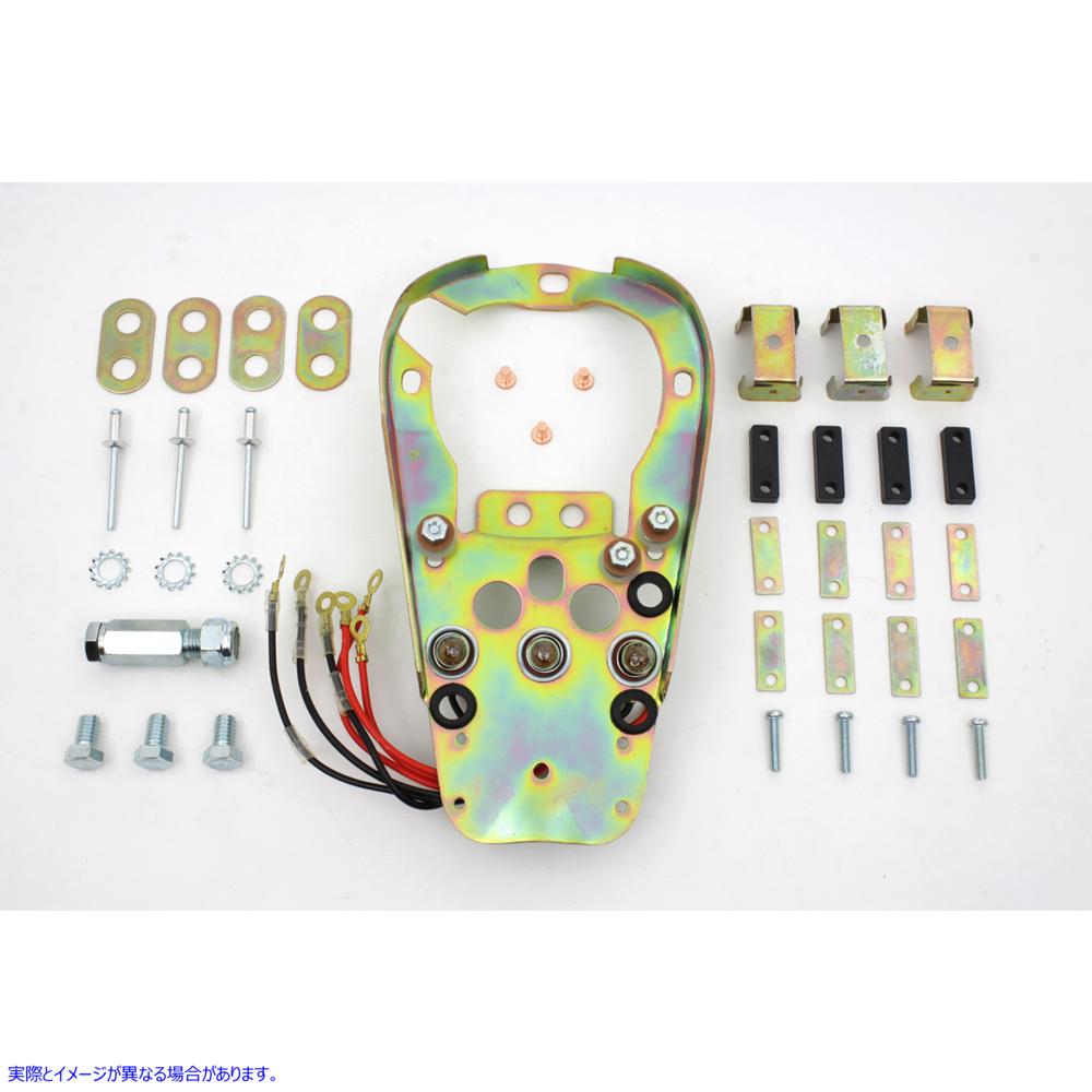 39-0959 スリーライトダッシュベース 取寄せ Vツイン Three Light Dash Base (検索用／