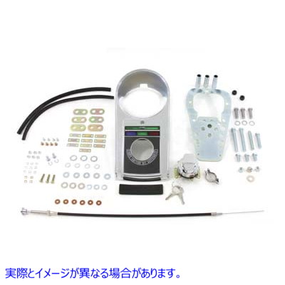 39-0967 クロームキャストダッシュカバーキット（スピードメーターなし） 取寄せ Vツイン Chrome Cast Dash Cover Kit without S
