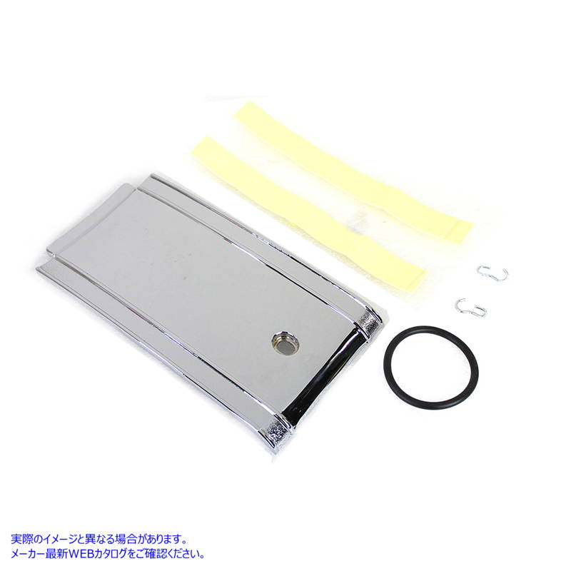 39-0999 ダイカストタンクトリムカバークローム 取寄せ Vツイン Die Cast Tank Trim Cover Chrome (検索用／