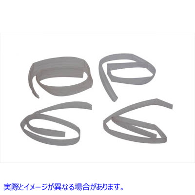 40-0015 編組ケーブル熱収縮チューブ キット 取寄せ Vツイン Braided Cable Heat Shrink Tubing Kit (検索用／ Motion Pro 11-00