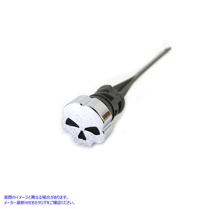 40-0034 オイルタンク ディップスティック クローム 取寄せ Vツイン Oil Tank Dipstick Chrome (検索用／