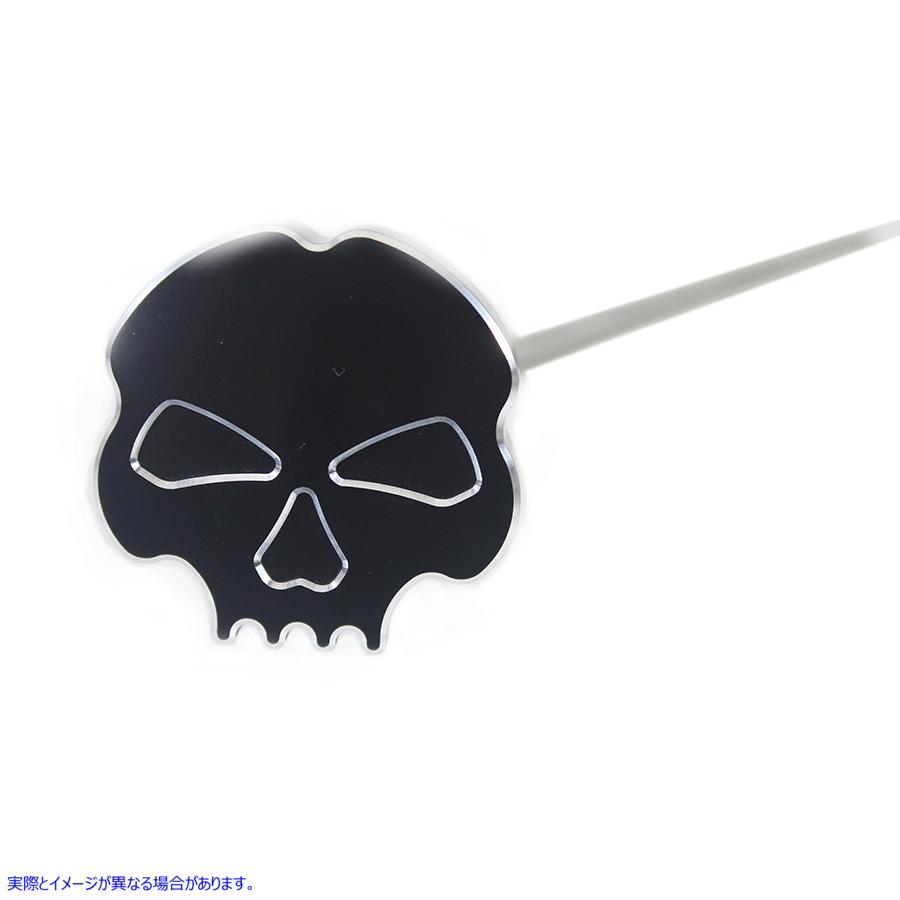 40-0054 オイルタンクディップスティック ブラック 取寄せ Vツイン Oil Tank Dipstick Black (検索用／