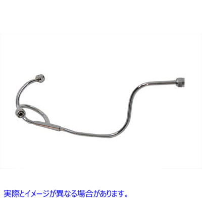 40-0112 ナックルヘッド トップ オイル ライン クローム 取寄せ Vツイン Knucklehead Top Oil Line Cadmium (検索用／63480-42