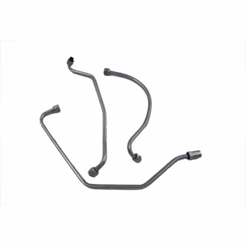 40-0163 【廃番】 クロームオイルラインセット 取寄せ Vツイン Chrome Oil Line Set (検索用／