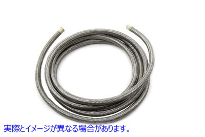 40-0244 ステンレス鋼編組ホース 取寄せ Vツイン Braided Stainless Steel Hose (検索用／