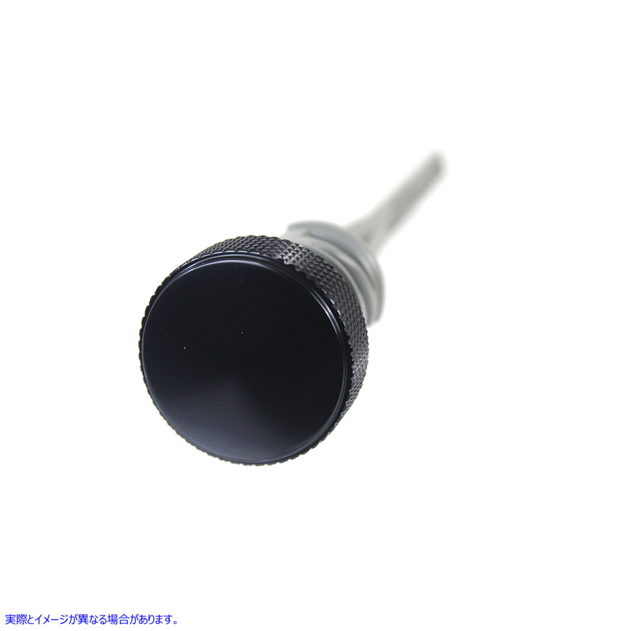 40-0288 オイルタンクディップスティック ブラック 取寄せ Vツイン Oil Tank Dipstick Black (検索用／