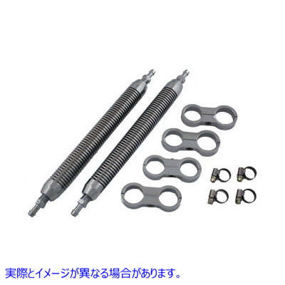40-0349 オイルクーラーセット ツインスタイル ビレットクローム 取寄せ Vツイン Oil Cooler Set Twin Style Billet Chrome (検