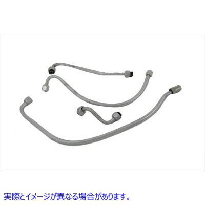 40-0375 【廃番】 ジカド オイルラインセット 取寄せ Vツイン Zicad Oil Line Set (検索用／